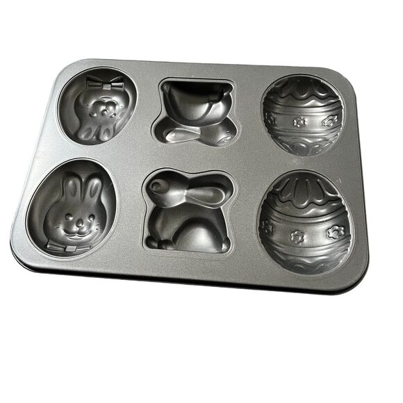 Easter Eggs & Bunnies 13x10 Mini Cakes Pan - Picture 2 of 6